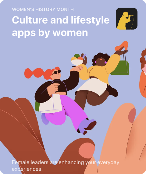 Apple recognition for women creators